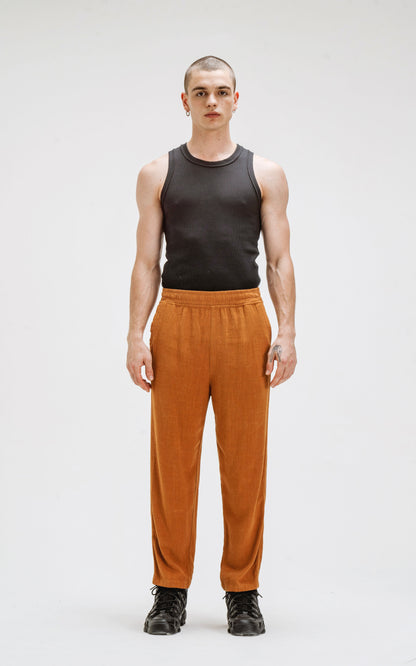 Pantalon Lino Nice [ Tabaco ]