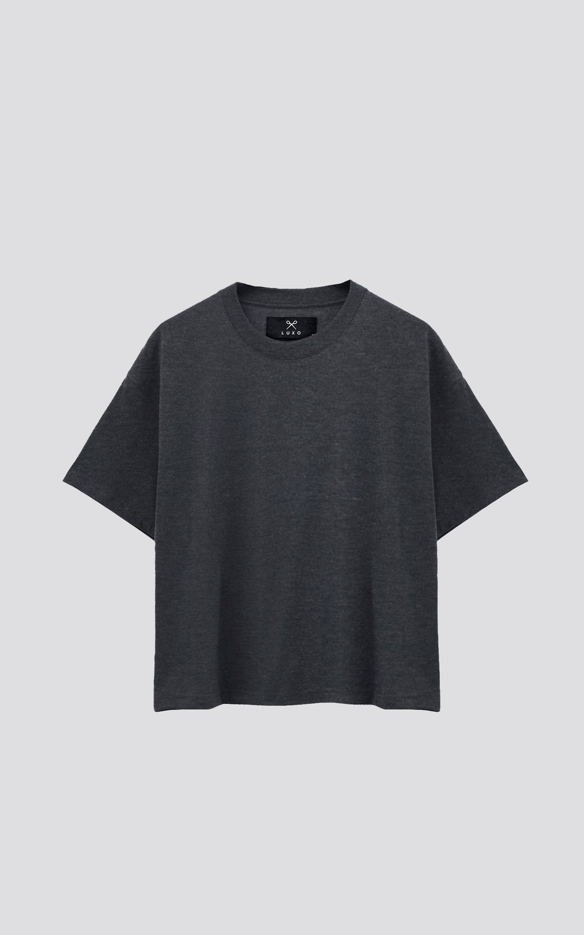 Remera Tracy [ Melange Oscuro ] - S