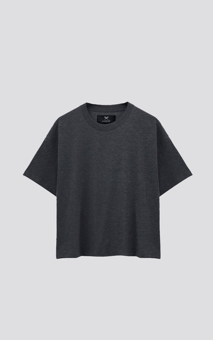 Remera Tracy [ Melange Oscuro ]