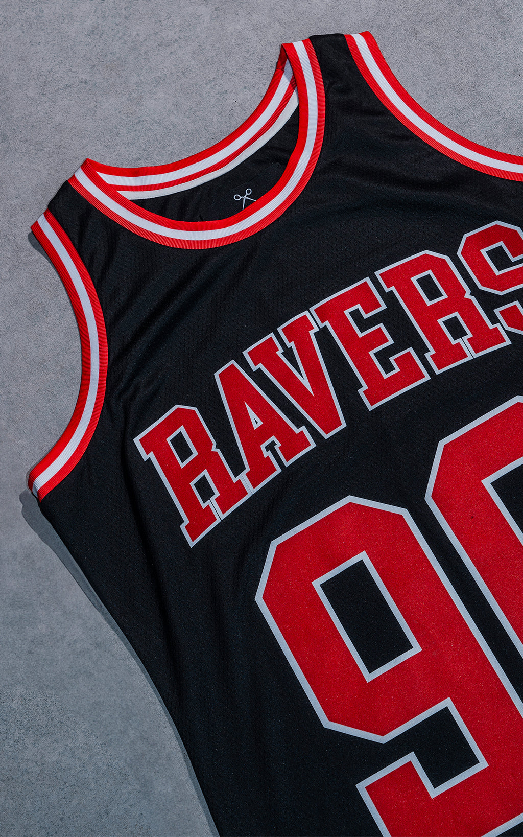 Sudadera Ravers Nba [ Negro / Rojo ]