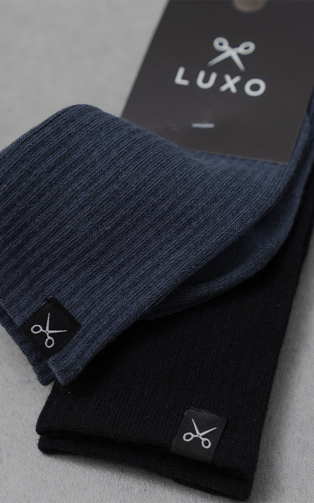 Medias P.M. Pack x 2 [ Negro - Azul ]