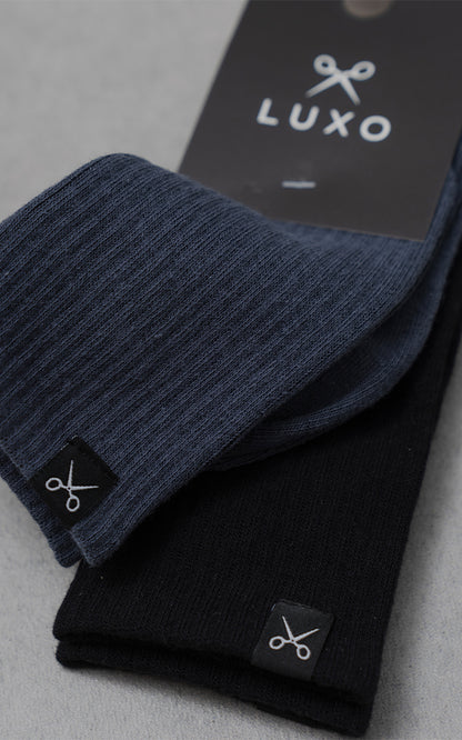 Medias P.M. Pack x 2 [ Negro - Azul ]