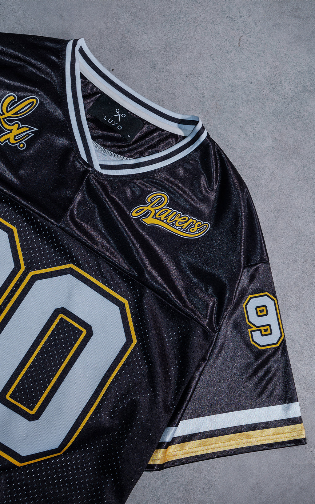 Camiseta Ravers Nfl [ Negro / Amarillo ]