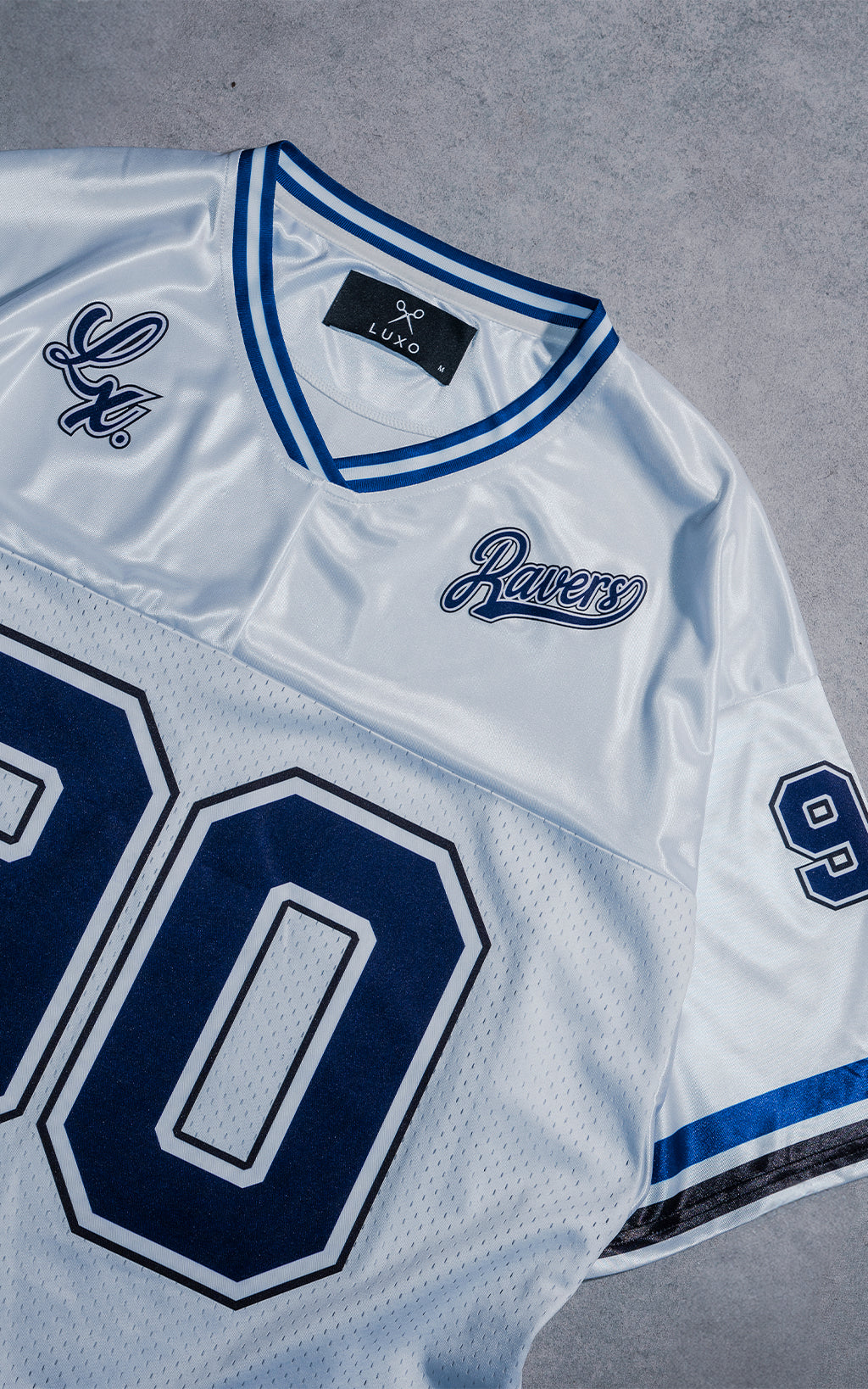 Camiseta Ravers Nfl [ Blanco / Azul ]