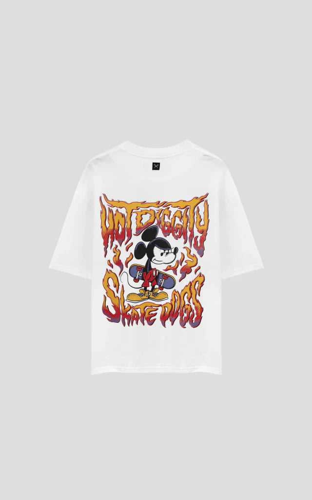 Remera Disney Skateflow [ Blanco ]