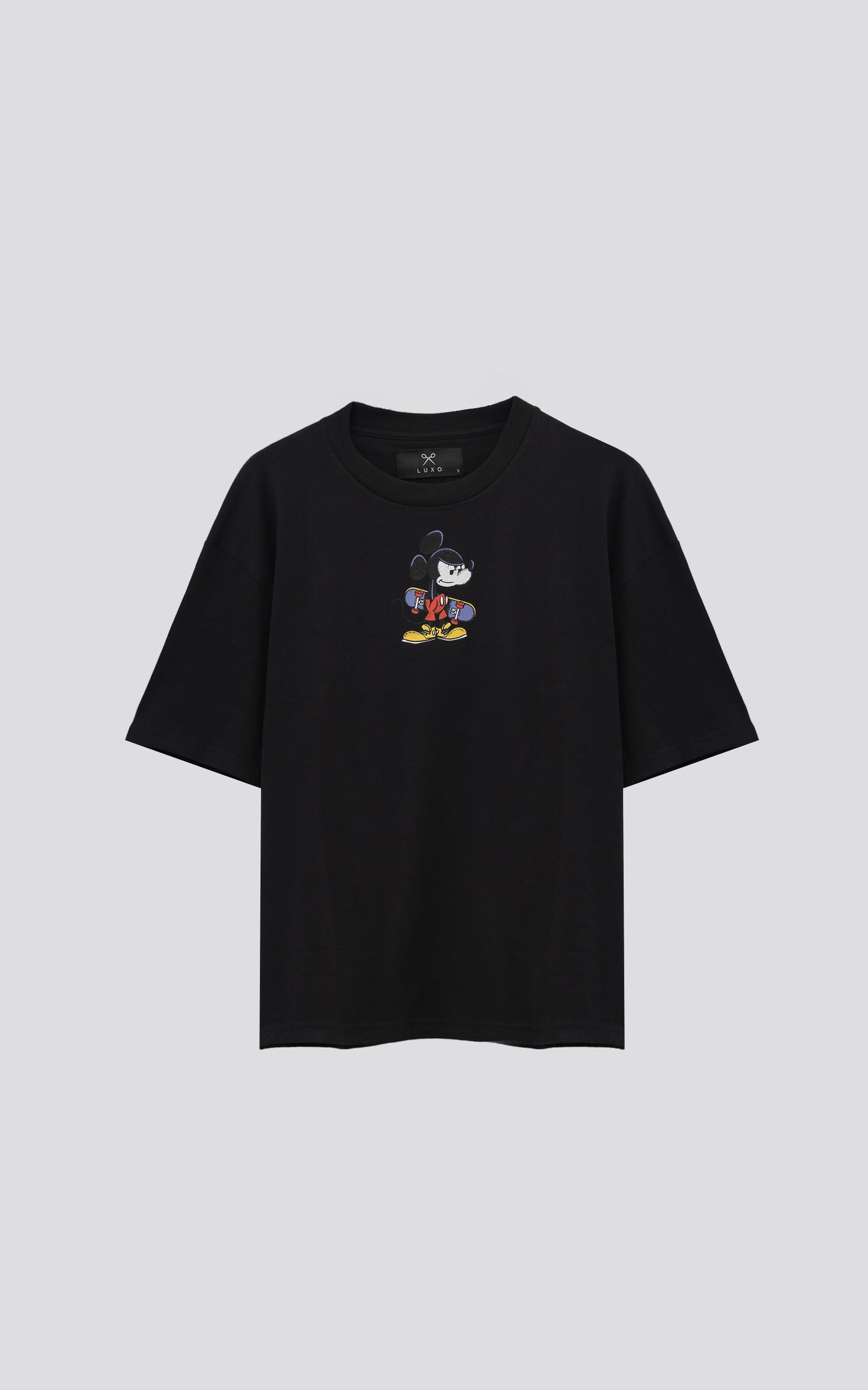 Remera Disney Skateflow [ Negro ]