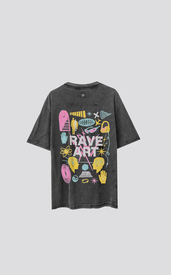 REMERA RAVE ART [ NEVADO ]