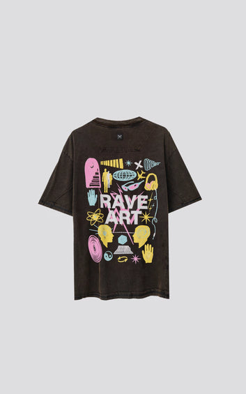 REMERA RAVE ART [ OXIDO ]