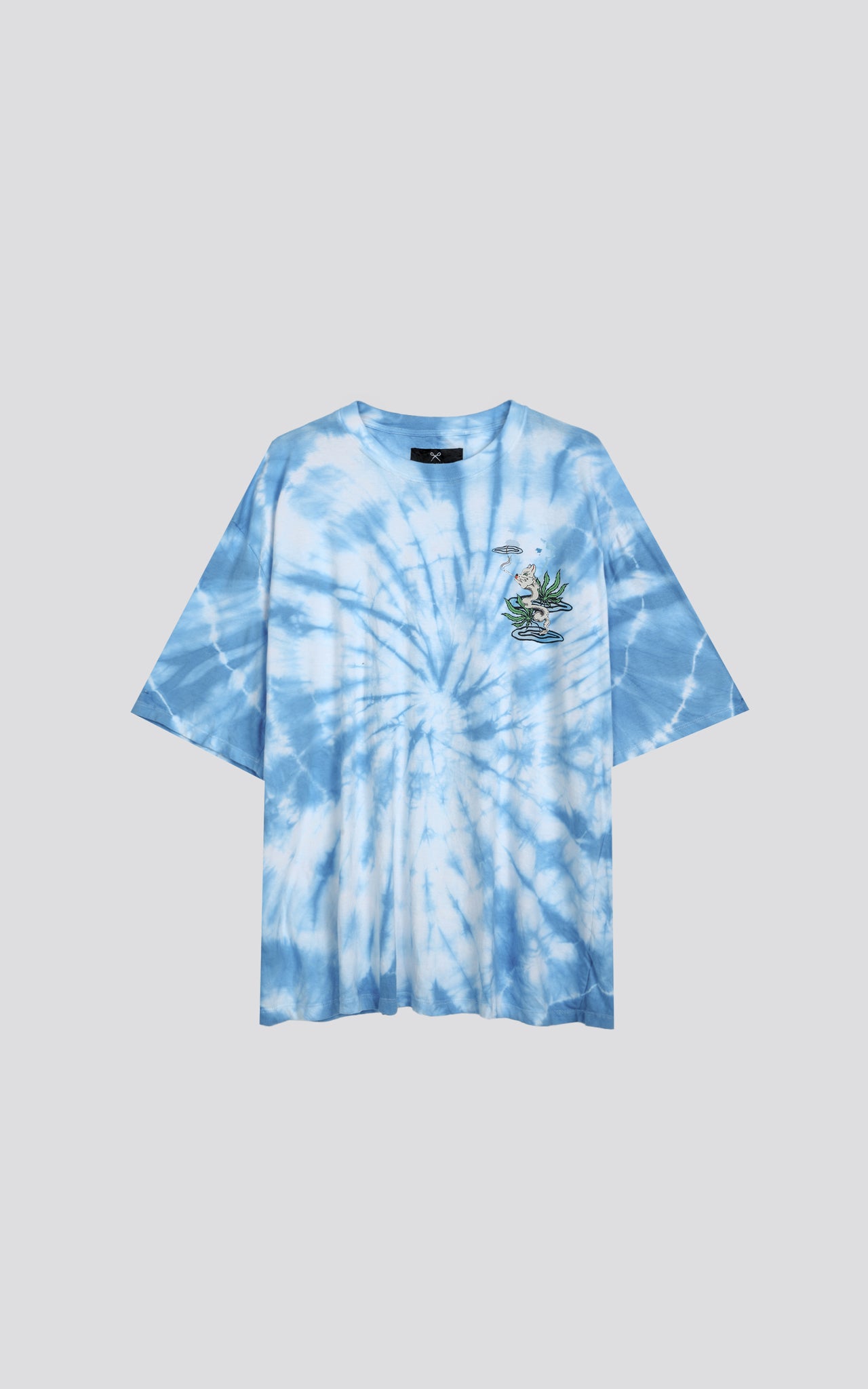 REMERA HUMO [ BATIK CELESTE ]