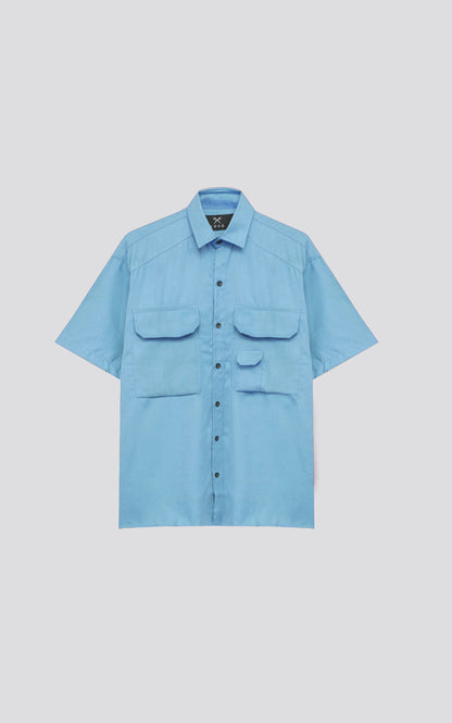 Camisa Cargo [ Celeste ]