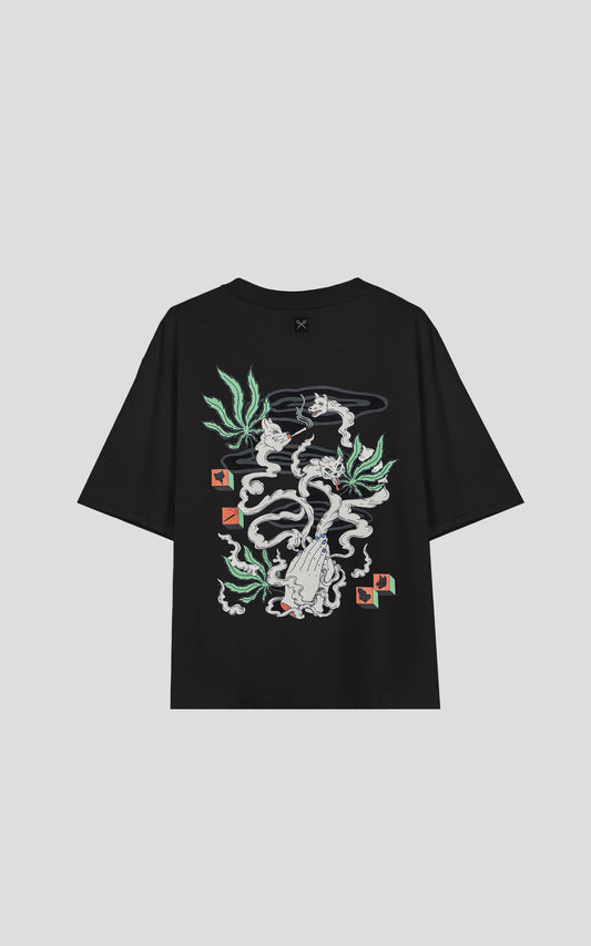 REMERA HUMO [ NEGRO ]