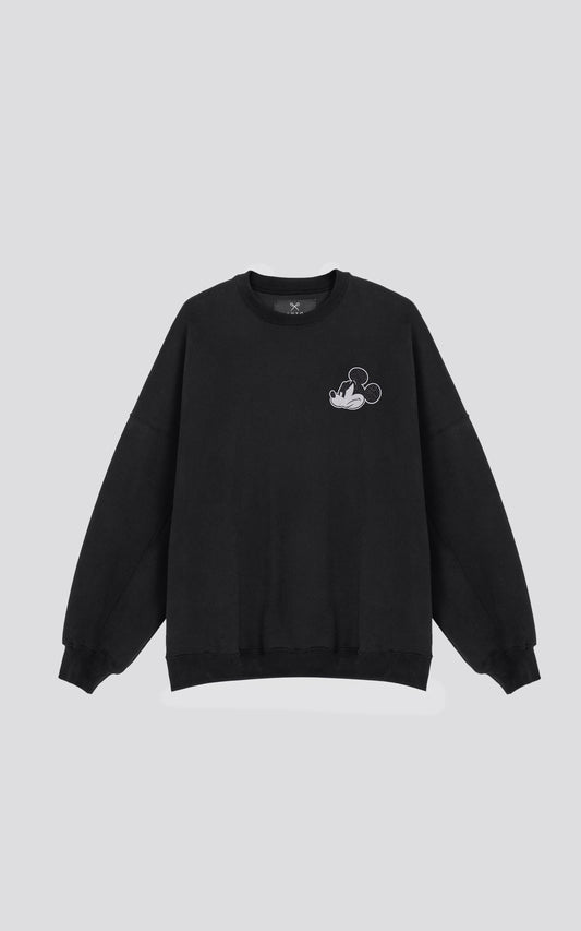 BUZO DISNEY ANGRY MICKEY [NEGRO]