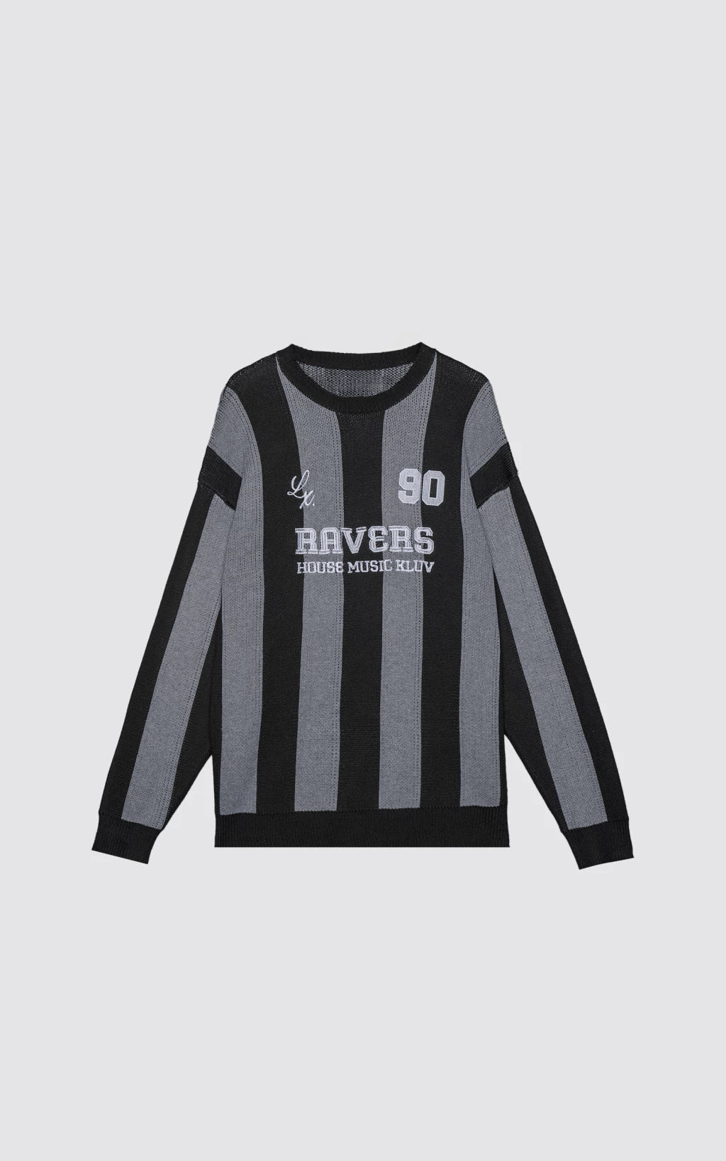 Sweater Ravers Sport 01 [ Negro / Gris ]