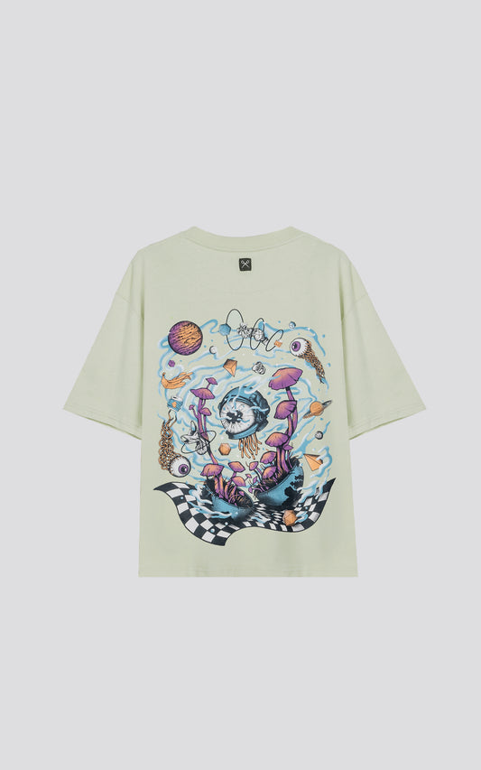 REMERA SPACE  [ VERDE AGUA ]