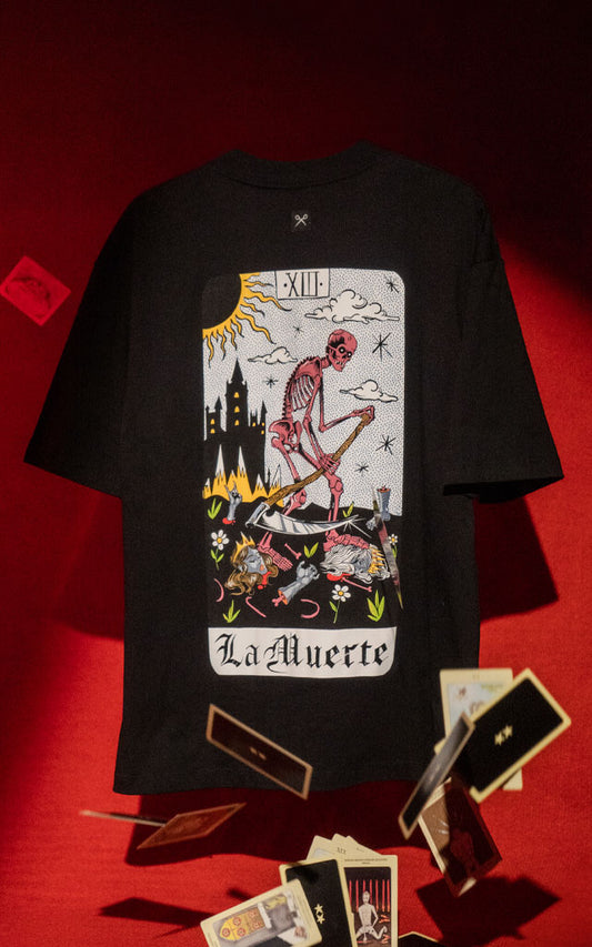 REMERA LA MUERTE [ NEGRO ]
