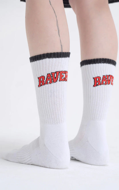 Medias Cozzy Ravers [ Blanco ]