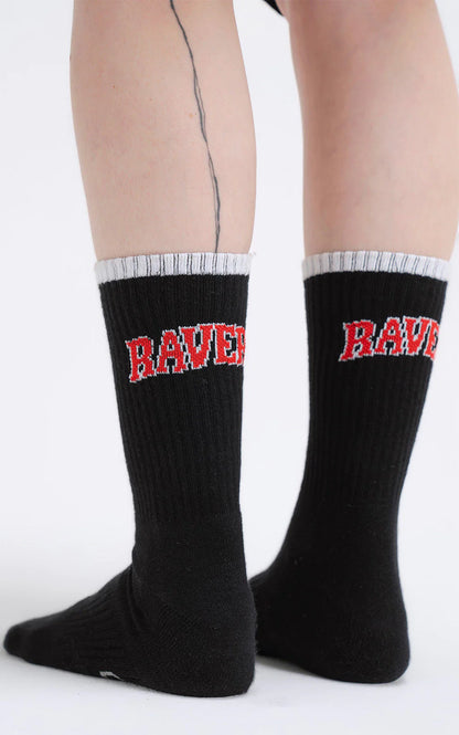 Medias Cozzy Ravers [ Negro ]