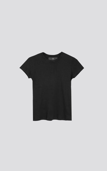 REMERA BABY TEE [ NEGRO ]