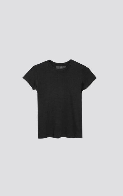 Remera Baby Tee [ Negro ]
