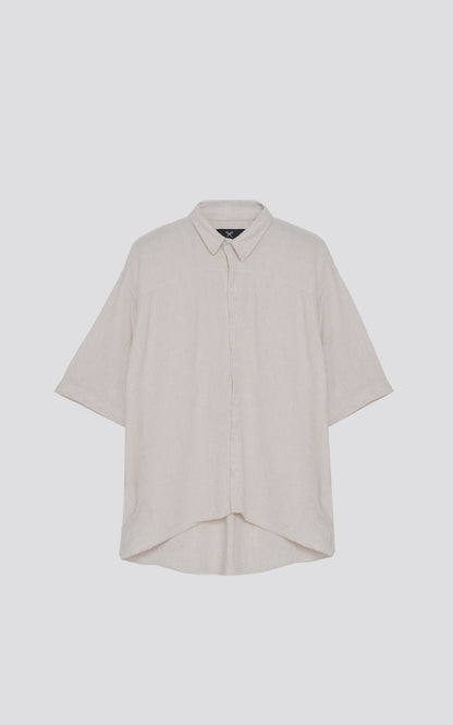Camisa Lino Nice [ Off White ]
