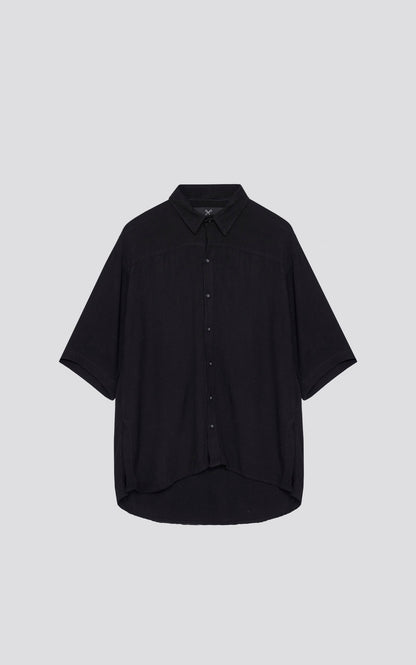 Camisa Lino Nice [ Negro ]