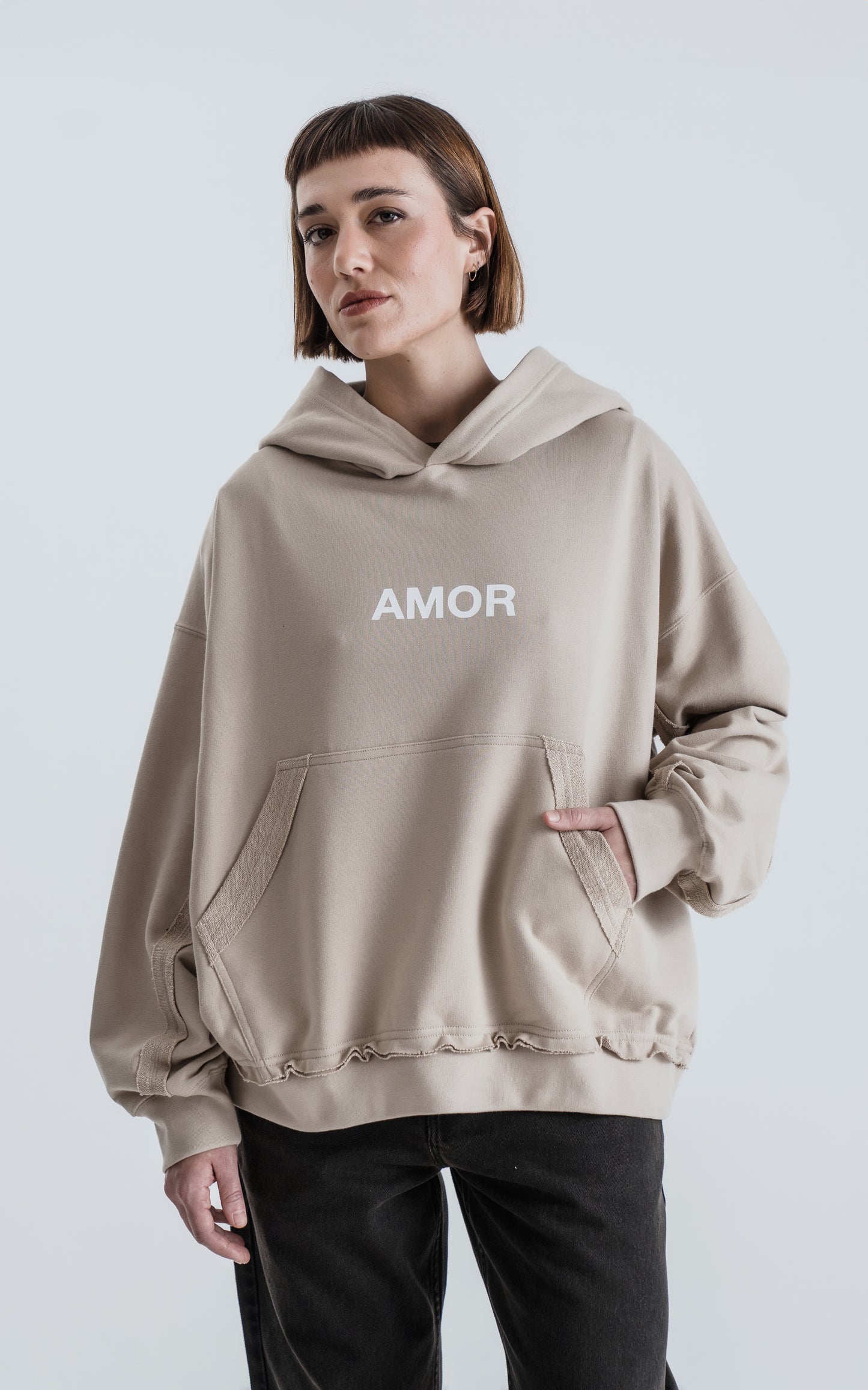 Hoodie Effect Amor [ Chia ]