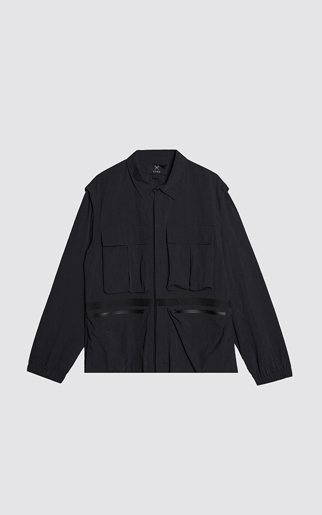 Campera Grid [ Negro ]