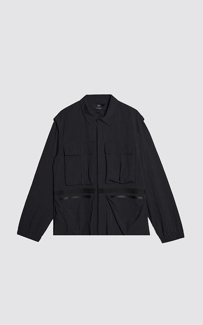 Campera Grid [ Negro ]