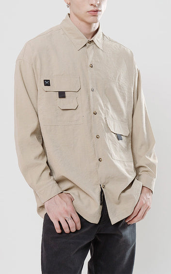 CAMISA ML UNITY [ BEIGE ]