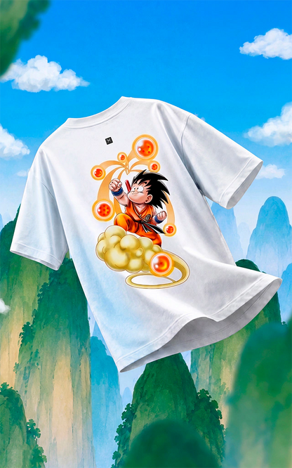 Remera Dragon Ball 3 [ Blanco ]