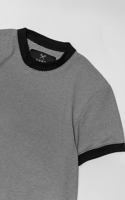Remera Daily Tee [ Rayado Negro ]