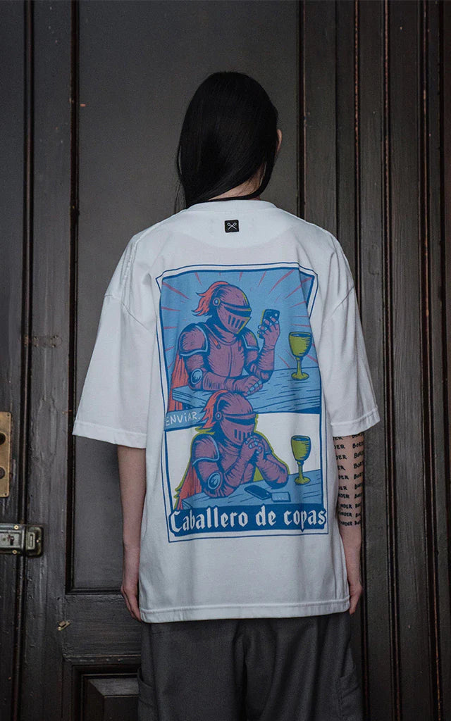 Remera Caballero de Copas [ Blanco]