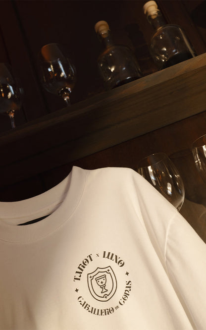 Remera Caballero de Copas [ Blanco]