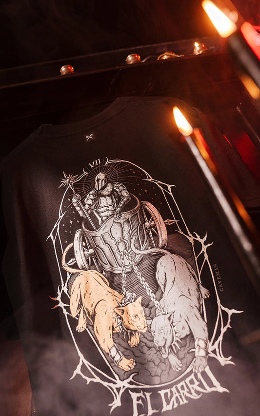 REMERA EL CARRO [ NEGRO ]