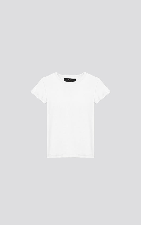 REMERA BABY TEE [ BLANCO ]