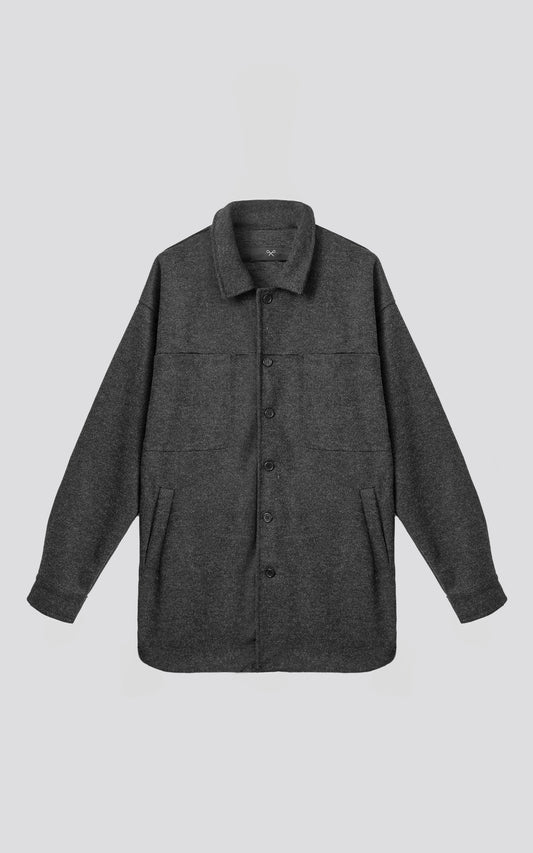CHAQUETA DE PAÑO ROGEL [ NEGRO ]