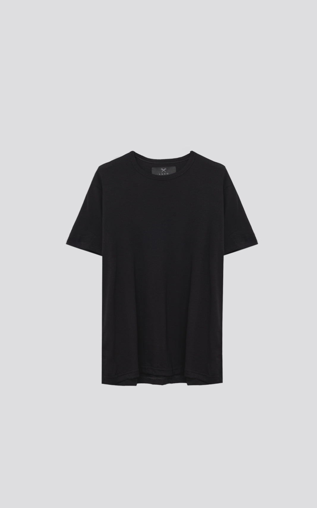 REMERA CREP REGULAR [ NEGRO ]