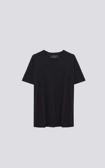 REMERA CREP REGULAR [ NEGRO ]