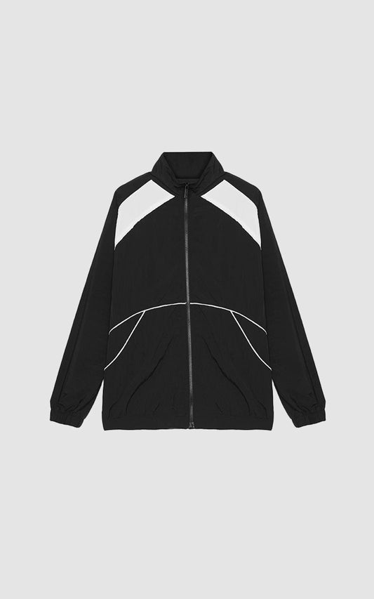 CAMPERA SOLUTION [ NEGRO - BLANCO ]