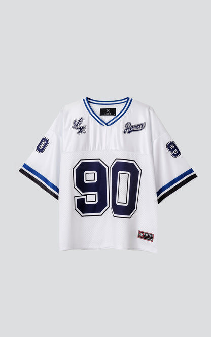 Camiseta Ravers Nfl [ Blanco / Azul ]