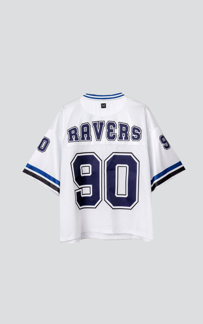 Camiseta Ravers Nfl [ Blanco / Azul ]