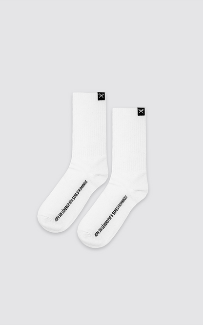 Medias P.M. Pack x 2 [ Blanco - Blanco ]