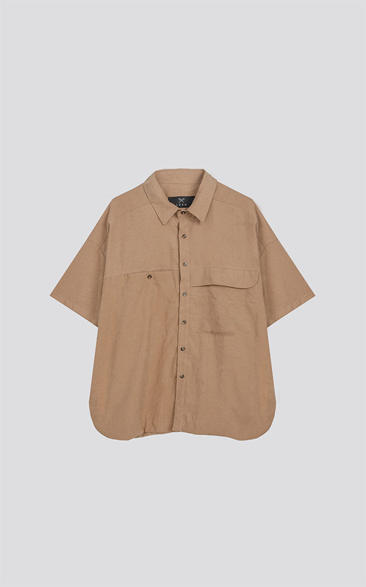 CAMISA MC OWNER [BEIGE]