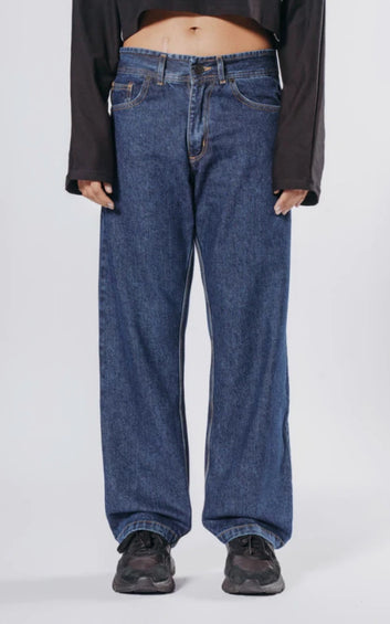 PANTALON WIDE LEG [ DENIM ]