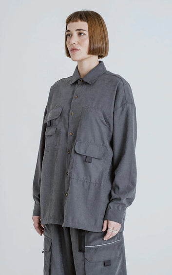 CAMISA ML UNITY [ GRAFITO ]