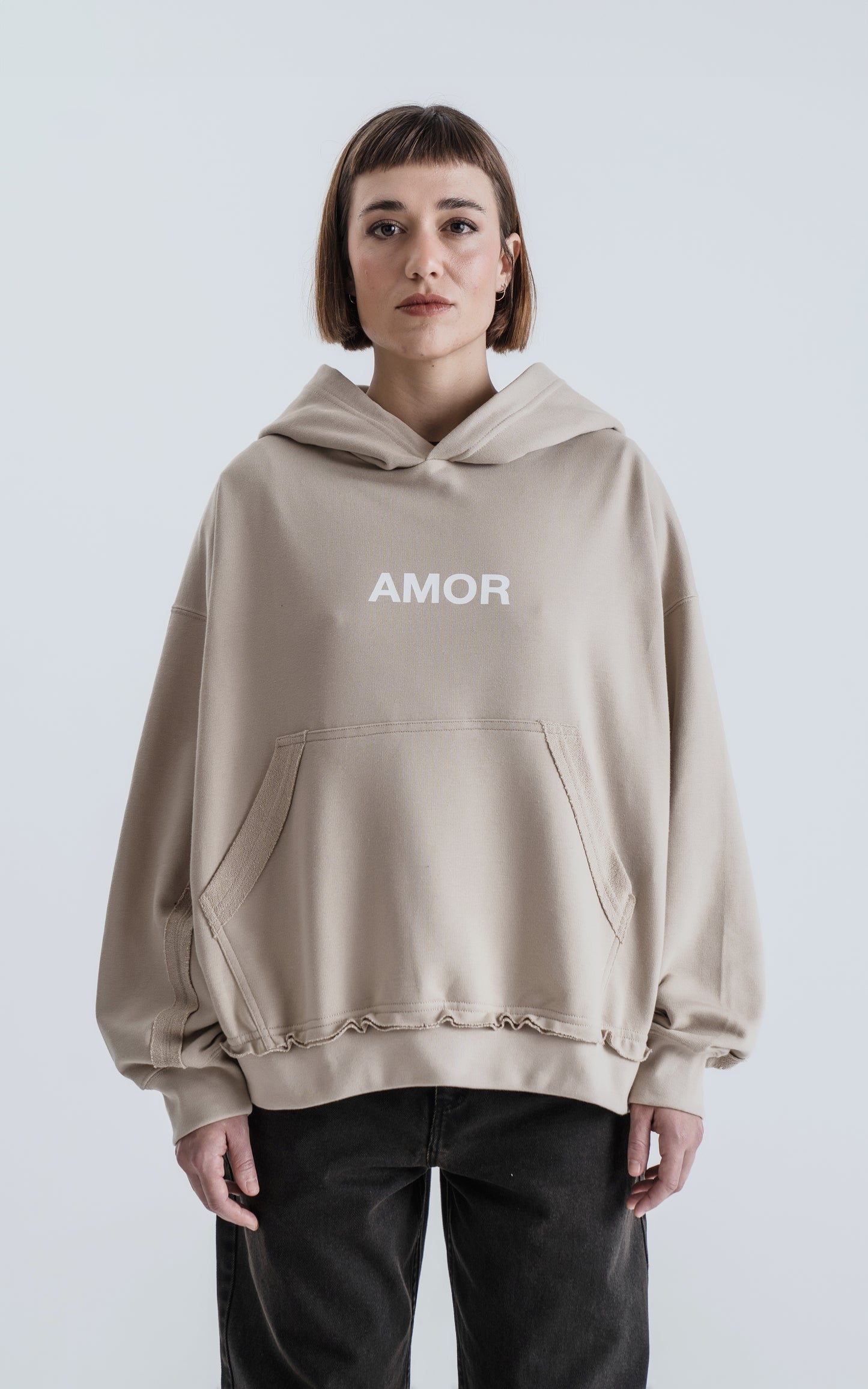 Hoodie Effect Amor [ Chia ]
