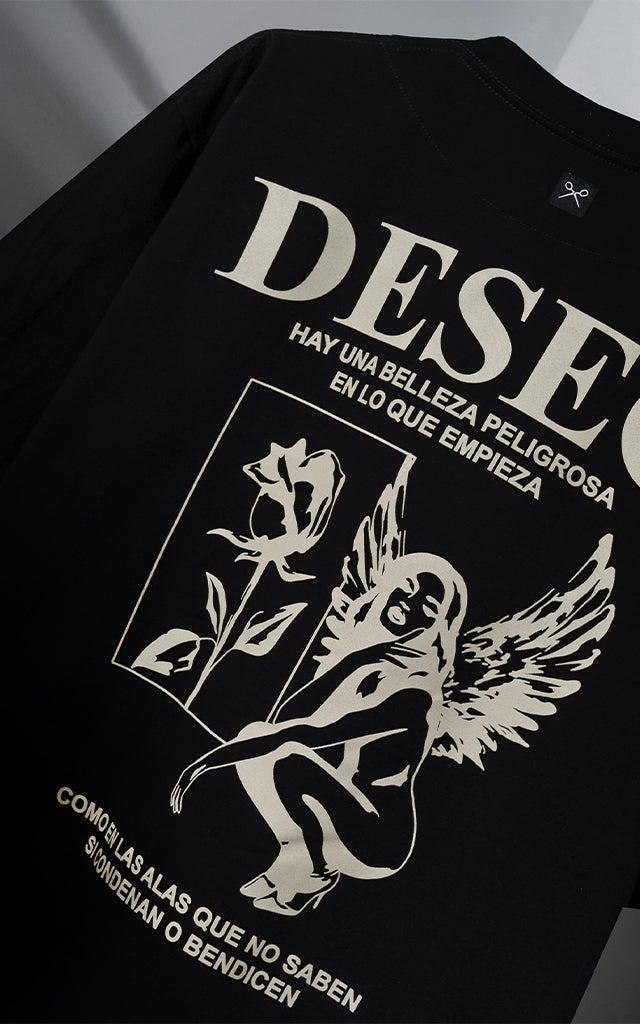Remera Deseo [ Negro ]