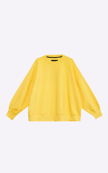 BUZO CROP [ AMARILLO ]