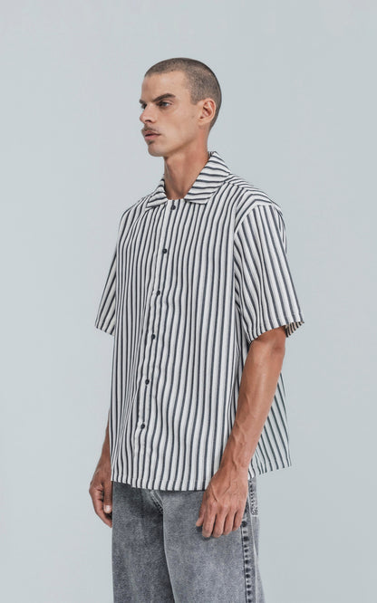 Camisa Hoffman [ Negro-Blanco ]