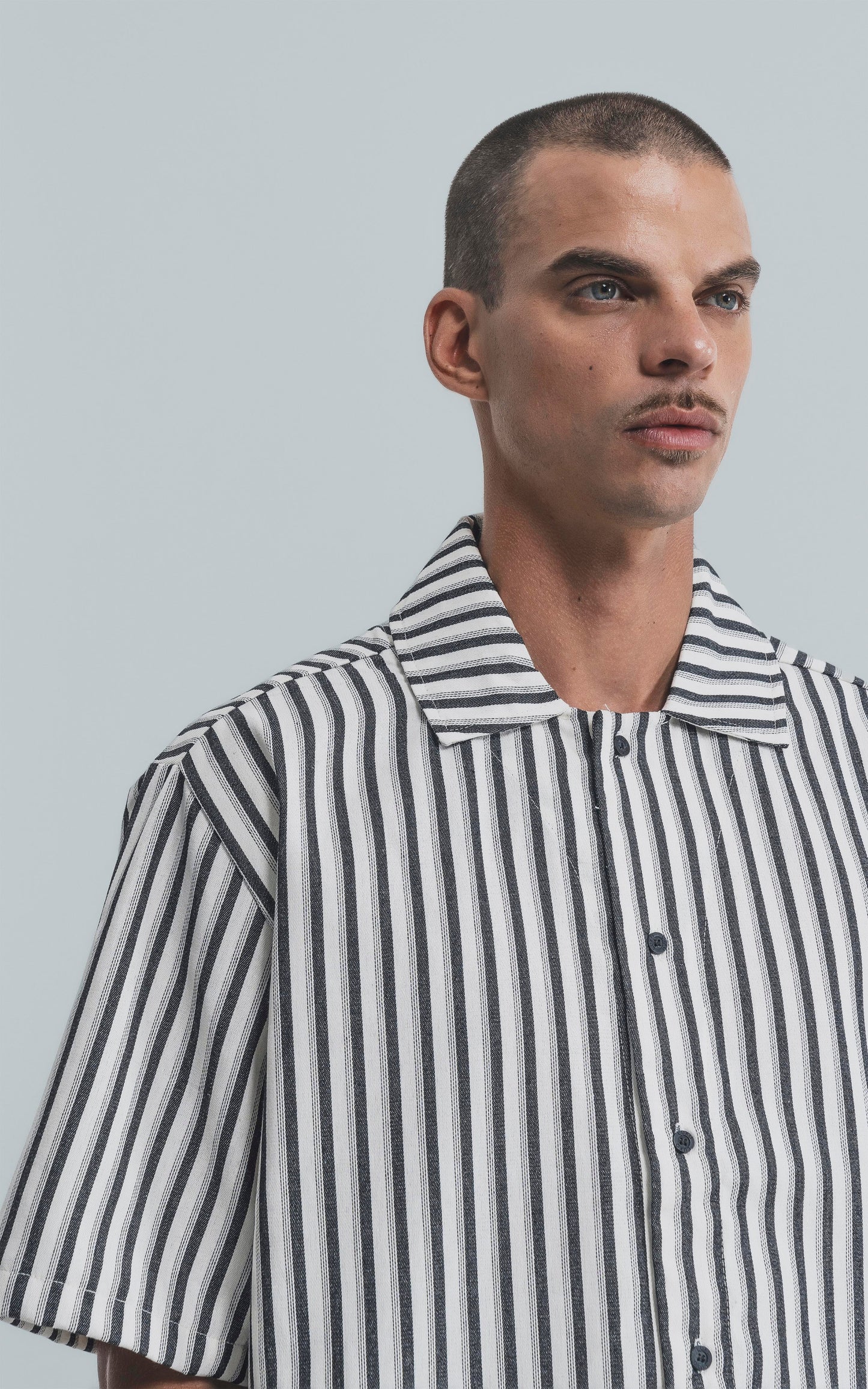 Camisa Hoffman [ Negro-Blanco ]